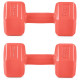 Spokey Βαράκια σετ Monster II Cement Dumbbells 2x4 kg